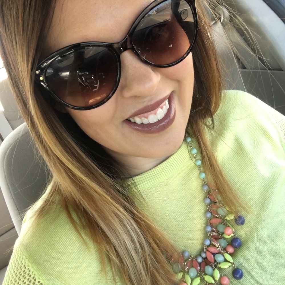 Cabi Split Back Yellow Spring Sweater - Medium - image 4